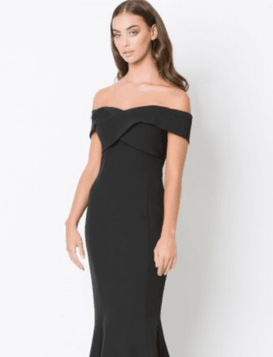 George Jacinta Black Gown size 12