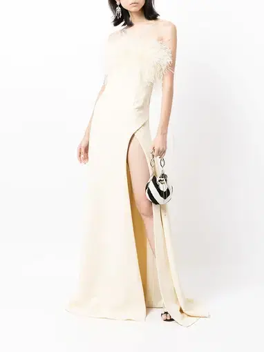 Rachel Gilbert Linc Gown Lemon Size 0 / AU 6