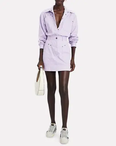 Shona Joy Chiara Utility Dress Lavender Size 14