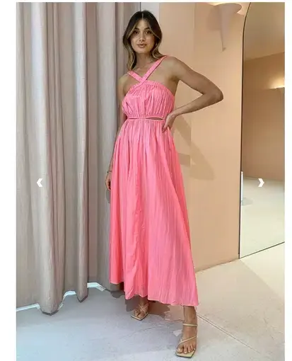 Steele Mirage Dress Pink Size 8