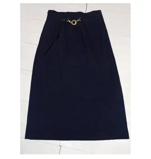 Céline Wool Mid-Length Skirt Navy Size 8