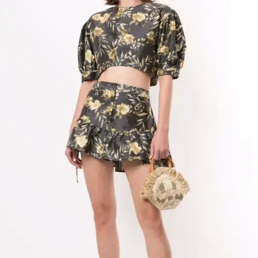 Sir the Label Carmen Top and Shorts Set Print