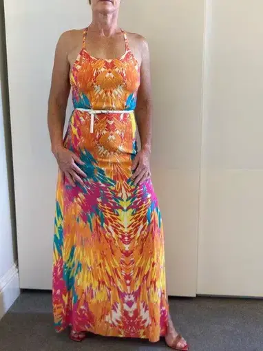 Kookai Summer Maxi Dress Print Size 8