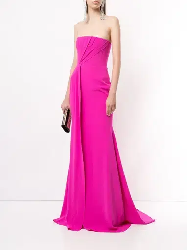Alex Perry Garnet Gown Pink Size 8