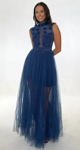 Jonte Dreamer Gown Midnight Blue Size 10 
