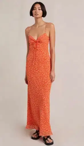 Bec & Bridge Cheri Maxi Dress Orange Size 10