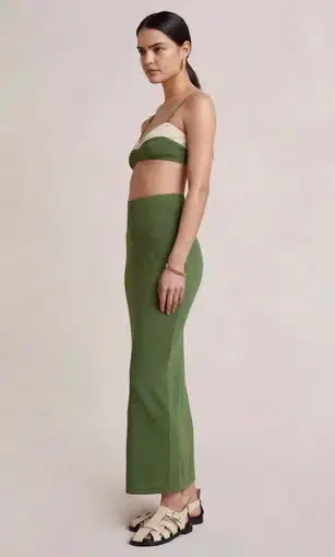 Bec and Bridge Miranda Knit Top and Skirt Set Green Size 10