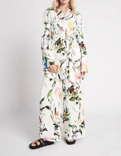 Aje Drift Belted Shirt Mini Dress in Botanic Floral
Size 4