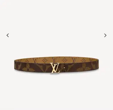 Louis Vuitton Iconic 30MM Reversible Belt Brown 