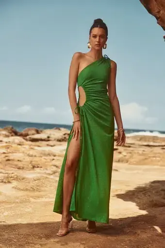 Sonya Moda Nour Maxi Dress in Forest Green