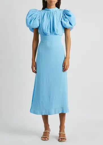 Rotate By Birger Christensen Dawn Dress Blue Size 36 / Au 10