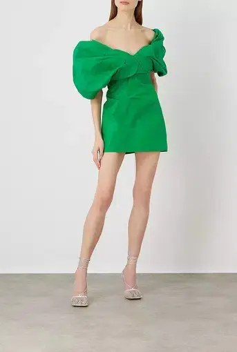 Rachel Gilbert Xavier Mini Dress Green Size 3