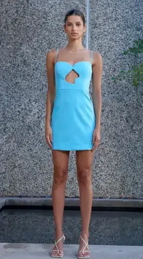 Misha Brixton Mini Dress Blue