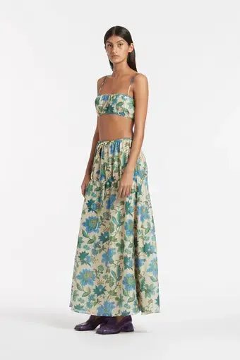 Sir the Label Celia Gathered Crop and Skirt in Marguerite.