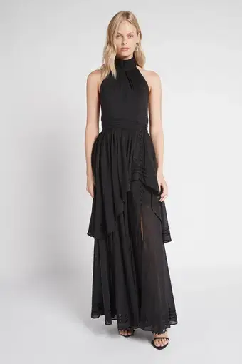 Aje Bungalow Sienna Dress Black Size 6