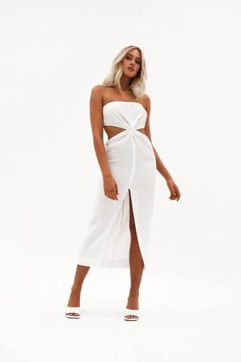 Natalie Rolt Aisha dress white size 8 
