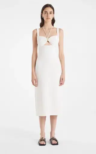 Dion Lee Single Link Cady Dress in White Size 12