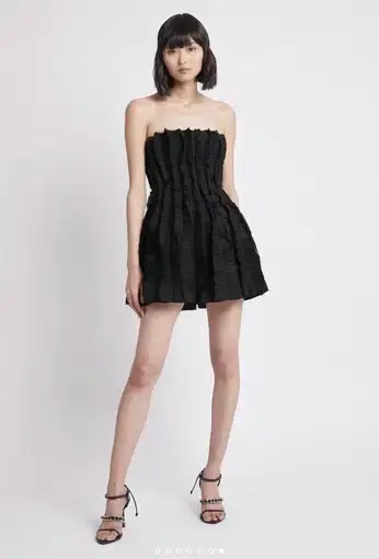 Aje Hybrid Sleeveless Mini Dress Black Size 6
