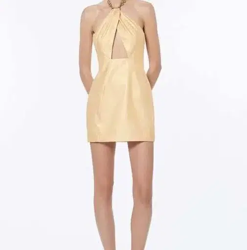 Manning Cartell  Beyond Codes Mini Dress Gold Size 6