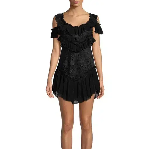 Alice Mccall Lovebirds Mini Dress Black Size 8