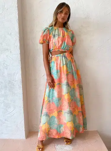New Romantics Lavender Mist Maxi Dress  Summer Rose Size 6