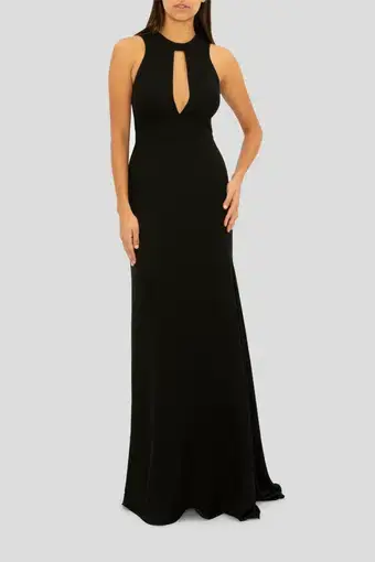 Carla Zampatti The Femme Fatale Gown Black Size 10