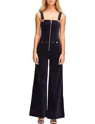 Alice McCall Quincy pincord overalls navy size 10