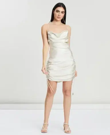 Significant Other Dusk Dress Pearl White Size 8
