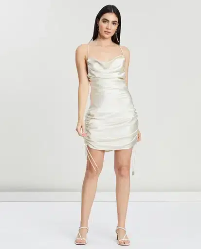 Significant Other Dusk Dress Pearl White Size 8