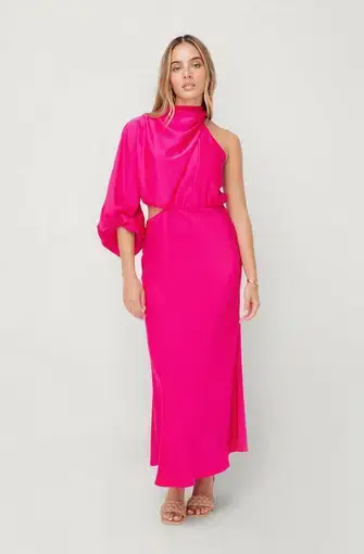 Sheike Olivia Dress Hot Pink Size 8