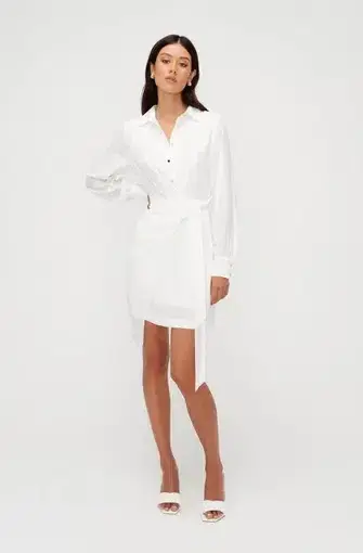 Sheike Dallas Dress White Size 12