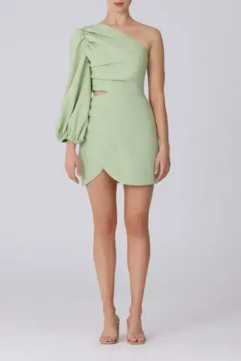 Keepsake the Label Tryst Mini Dress in Apple Green Size 12