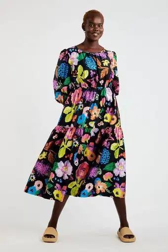 Obus Spectrum Dress Print Size 16 