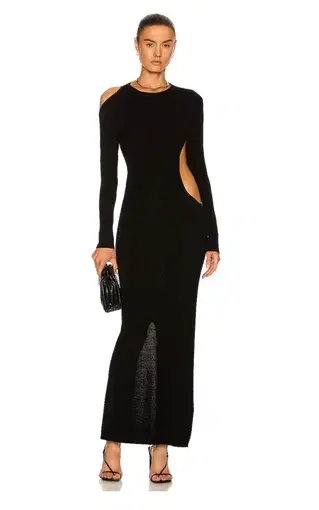 Aya Muse Carrara Dress Small Black Size S