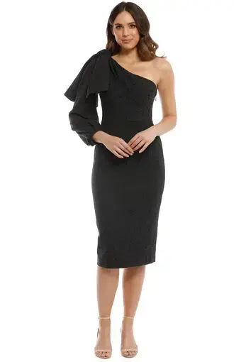 Talulah Medina Midi Dress Black Size 10