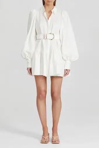 Acler Sherwood Dress Ivory White Size 10
