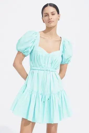 Steele Joy Dress Turquoise Size XS