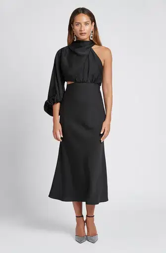 Sheike Olivia Maxi Dress Black Size 16