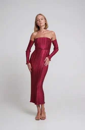 L'IDEE Gatsby Gown Red Size 10