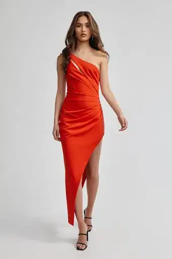Lexi Lila Dress Orange Size 8