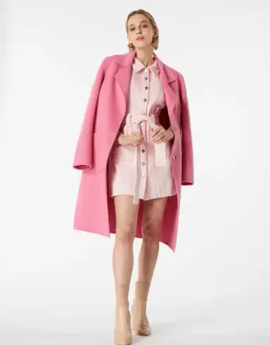 Elliatt Stratosphere Coat Pink Size 8