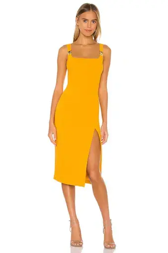 Elliatt Embellish Dress Orange Size S