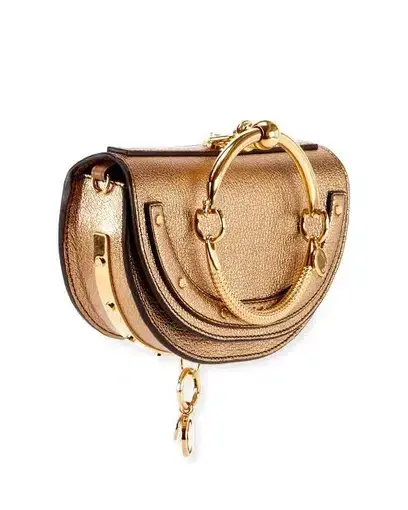 Chloè Nile Bracelet Mini Bag Gold