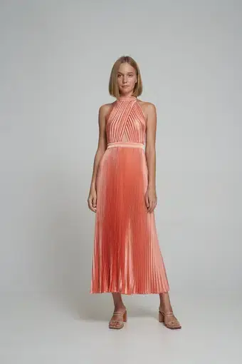 L'idee Renaissance Gown Spritz Orange Size 10