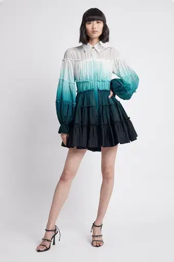 Aje Cosmos Cut out Mini Dress Print Size 10