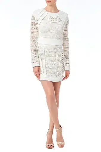 Asilio Back With A Vengeance Lace Dress White Size 6