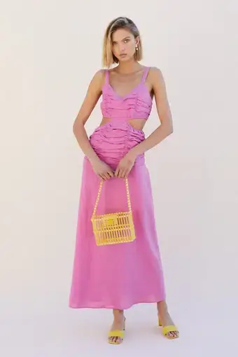 Suboo Aster Maxi Dress Pink Size 8