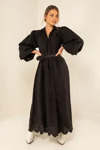 Palm Noosa Noddy Dress Black Size 10