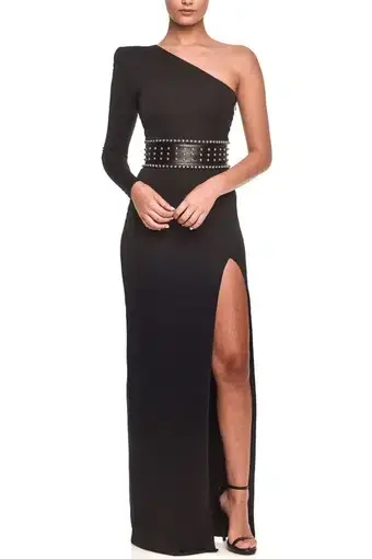 Nadine Merabi Mina Maxi Dress Black Size 10