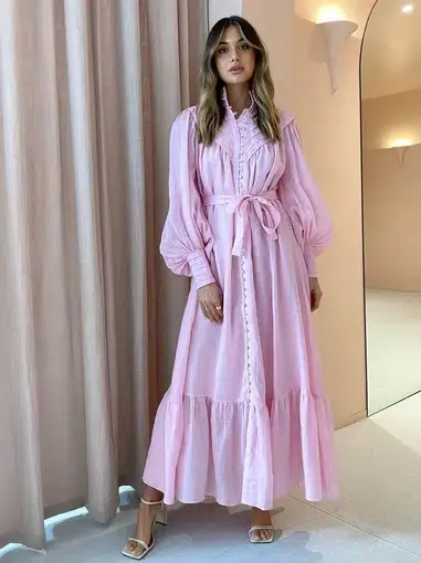 Alemais Halycon Dress Pink Size 12